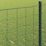 Euro ograda 0,6 x 25 m Željezo prekriveno PVC-om Zelena | shoptok.hr