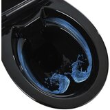 Brez Visoka WC školjka brez roba počasno zapiranje 7 cm višja črna | Shoptok.si