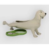 bitten Peeing Dog Planter beige Cene