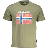 Napapijri GREEN MEN&#39;S SHORT SLEEVE T-SHIRT Cene