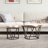  Set pomoćnih stolića 2 pcs Dimljeni hrast | Eponuda.com
