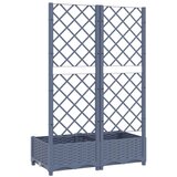  Sadilica s rešetkom tamnosiva 80 x 40 x 121 5 cm pp | shoptok.hr