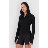 Bella Merino Hood Funkcijska majica black