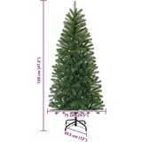  Umjetno božićno drvce s stalakom Zelena 120 cm PVC, PE i čelik | shoptok.hr