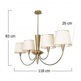 Opviq Pardo 3021 luster, bijeli | Eponuda.ba