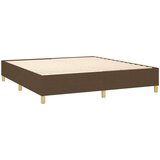  Box spring postelja z vzmetnico temno rjava 160x200 cm blago, (20901829) | Shoptok.si