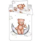 Jerry Fabrics Bombažna otroška posteljnina za otroško posteljico 100x135 cm Medvídek "Plane" – Cene