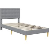  Okvir kreveta s madracem Svijetlo siva 80 x 200 cm tkanina | shoptok.hr