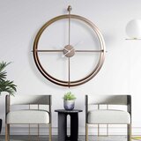 WALLXPERT VLNT02BR Višenamenski Metalni Zidni Sat Cene