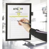 Durable Informacijski okvir DURAFRAME® NOTE A4, za neposredno pisanje, samolepilna izvedba, DE 5 kosov, črn | Shoptok.si