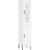  Visoka komoda bijeli 34,5x34x180 cm od konstruiranog drva | shoptok.hr