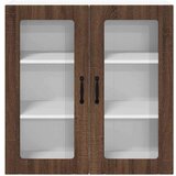  Zidni kuhinjski ormarić s policom Smeđi hrast 80 x 31 x 80 cm | shoptok.hr