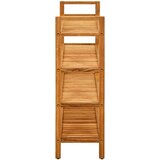 vidaXL Stojalo za čevlje s 4 policami 100x27x80 cm trdna hrastovina | Shoptok.si