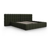 Micadoni Home Zelena oblazinjena zakonska postelja s prostorom za shranjevanje z letvenim dnom 180x200 cm Mamaia – | Shoptok.si
