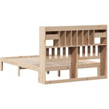  Krevet s regalom za knjige bez madraca 140x190 cm od borovine | shoptok.hr