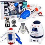  Svemirski brod za igru sa raketom i astronautom - bijelo/plavo/narančasti | shoptok.hr