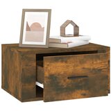  Zidni noćni ormarići 2 kom dimljenog hrasta 50x36x25 cm | shoptok.hr