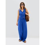 Sinsay Široke hlače s mješavinom lana | shoptok.hr