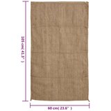 vidaXL Vreče iz jute 10 kosov 60x105 cm 100 % juta 340 gsm | Shoptok.si