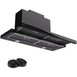 Klarstein mariana 90 neo, ravna kuhinjska napa, 491 m³/h, ekstrakcija/recirkulacija zraka, led, eek c Cijene