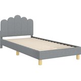  Posteljica za malčke z vzglavjem Svetlo siva 80 x 200 cm blago, (5000105337) | Shoptok.si