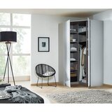 Modern Living Kotna Omara Za Oblačila Alabama, Svetlo Siva | Shoptok.si