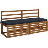  Jastučići za klupe SOEST 2 kom. 100% poliester Tamno plava | Shoptok.si