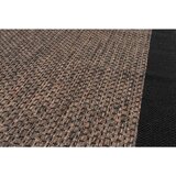 Kayoom RAVNO TKANA PREPROGA Splash 100 Grau / Braun 120/170 cm tkano rjava, siva | Shoptok.si