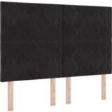  Krevetna konstrukcija Crna 140x190 cm Baršun | shoptok.hr