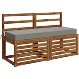  Jastuk za sjedalo SOEST 100% poliester Siva 120 x 40 x 10 cm Slike
