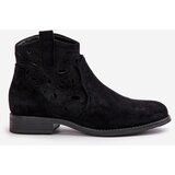 S. BARSKI Ladies Cut-Out Ankle Boots With Zipper Black S.Barski | ePonuda.com