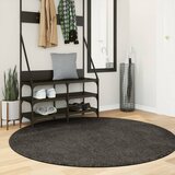  Tepih ISTAN visokih vlakana sjajni izgled antracit Ø 160 cm | shoptok.hr