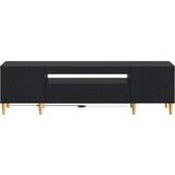  LED TV kabinet Crna Konstruirano drvo | shoptok.hr