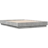  The Living Store Posteljni okvir betonsko siv 135x190 cm inženirski les - Posteljni Okvir, (21531865) | Shoptok.si
