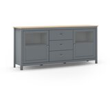 Marckeric Zelena niska komoda od masivnog bora 180x80 cm Misti – | shoptok.hr