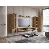 P & B Dnevni Regal Amadeo 2, Barva Hrasta Artisan, 4-Delno | Shoptok.si