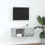 vidaXL TV omarica siva sonoma 60x31x25,5 cm inženirski les Cene