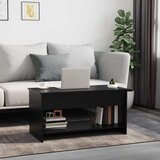 Stolić za kavu crni 102 x 50 x 52,5 cm od konstruiranog drva | shoptok.hr