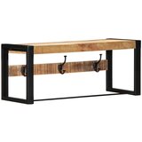 vidaXL Vješalica za kapute 80x35x35 cm Puno grubo drvo Mango | shoptok.hr