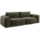 Makamii Zelena sklopiva sofa od šenila 275 cm Kuki – | shoptok.hr