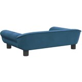  Krevet za pse plavi 70 x 48 x 22 cm baršunasti | shoptok.hr