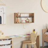 Polica za časopise s policom Umjetnički hrast 60 x 12 x 30 cm | shoptok.hr