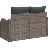  Vrtni kauč s jastukom Siva 121 x 62 x 69cm poliratan | shoptok.hr