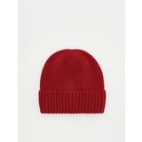 Reserved kapa beanie iz mešanice volne - rdeča Cene