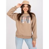 ex moda Sweatshirt-EM-BL-U617.95-dark beige | Shoptok.si