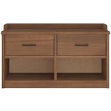 vidaXL Klupa za predsoblje SANDNES 87x40x50 cm od masivne borovine | shoptok.hr