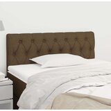 vidaXL Posteljno vzglavje temno rjav 100x7x78/88 cm blago | Shoptok.si