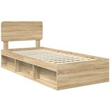  Okvir za krevet Sonoma 90 x 190 cm Čvrsto borovo drvo | shoptok.hr