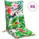  Jastuci za stolicu s visokim naslonom 6 kom višebojni tkanina | shoptok.hr