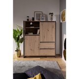 MID.YOU visoka komoda, antracit, barve hrasta | Shoptok.si
